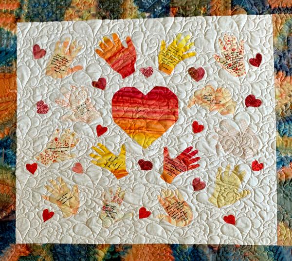 Healing Hands #3 Lap Quilt