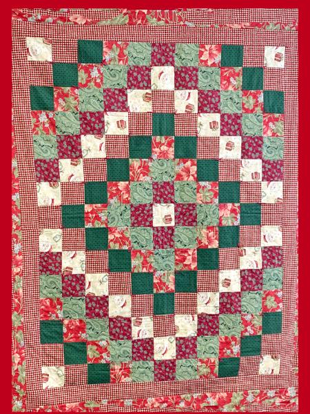 Trip Around the World Christmas Quilt