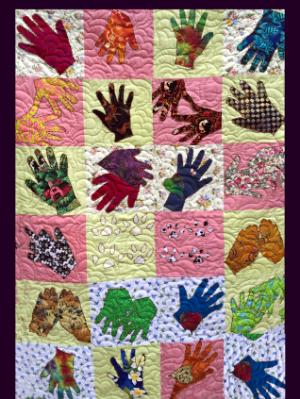 Healing Hands Art Quilt